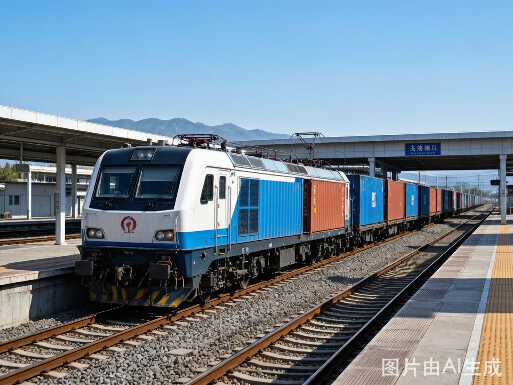 China-Europe freight train for rail shipping